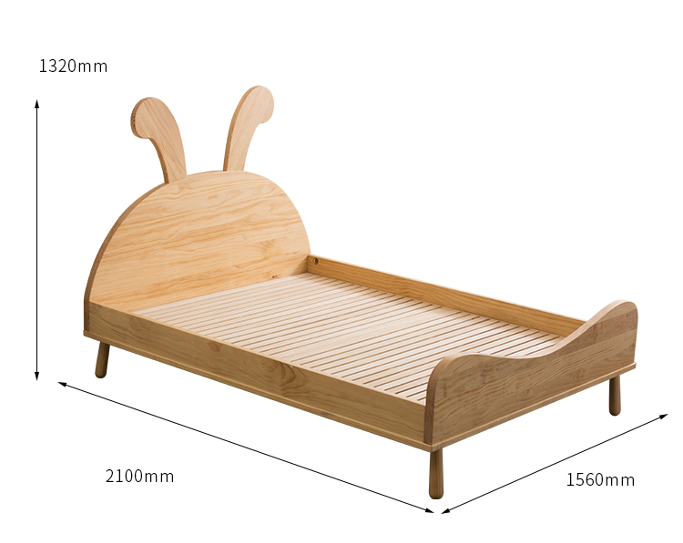 Vivan Interio Modern Nature Wooden Children Furniture Cot Beds For ...