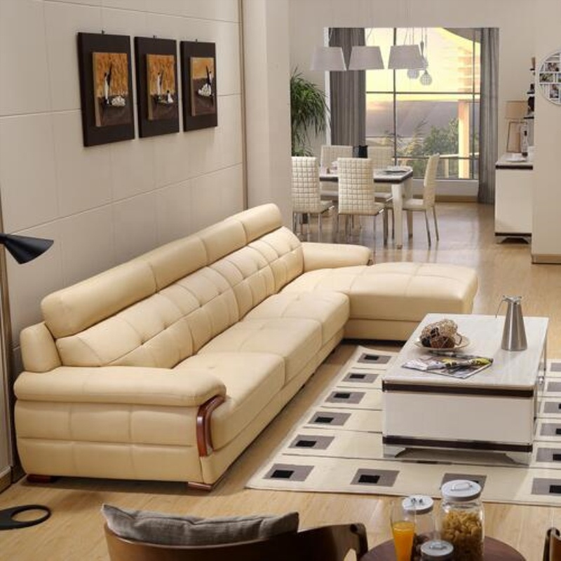 Vivan Interio Style Modern Leather Sofa, Modern Leather Living Room Set